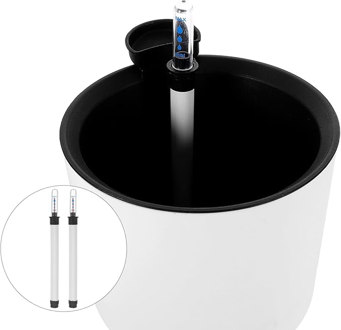 DOITOOL 2 Pcs Water Level Indicator for Plants 9 Inch Hydroponic Water Shortage Reminders Level Gauge for Flower Pots Indoor Plants