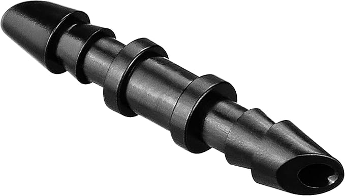 Gardrip Drip Irrigation Coupling Fittings：120 Pieces Barbed Coupler Irrigation Parts with Sharp End Fits for 1/4 Inch Irrigation Tubing Drip Line Connectors for Garden Lawn Irrigation System