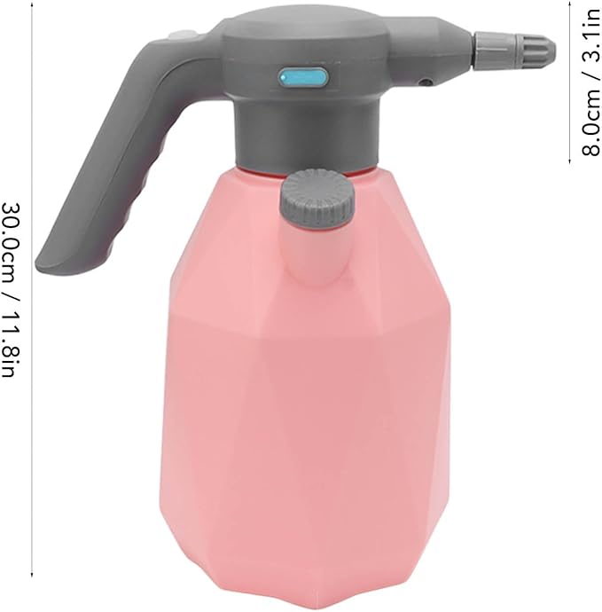 3L Electric Spray Bottle, Plant Mister Automatic Watering Can Rechargeable Battery Powered Sprayer for Garden Indoor Outdoor Plants Cleaning (with Swivel Nozzle)