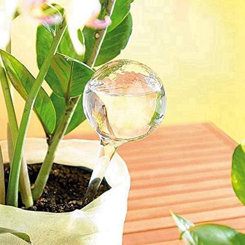 2 Pcs White Automatic Watering Device Globes Vacation Houseplant Pot Waterer Flower Water Watering Self-Watering Stakes Plant Container Accessories