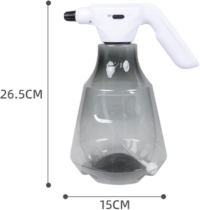 Plant Mister Spray Bottle Multipurpose with Adjustable Mist Nozzle 2L Electric Plant Sprayer Gardening Water Sprayer for Pets Lawn, Gray