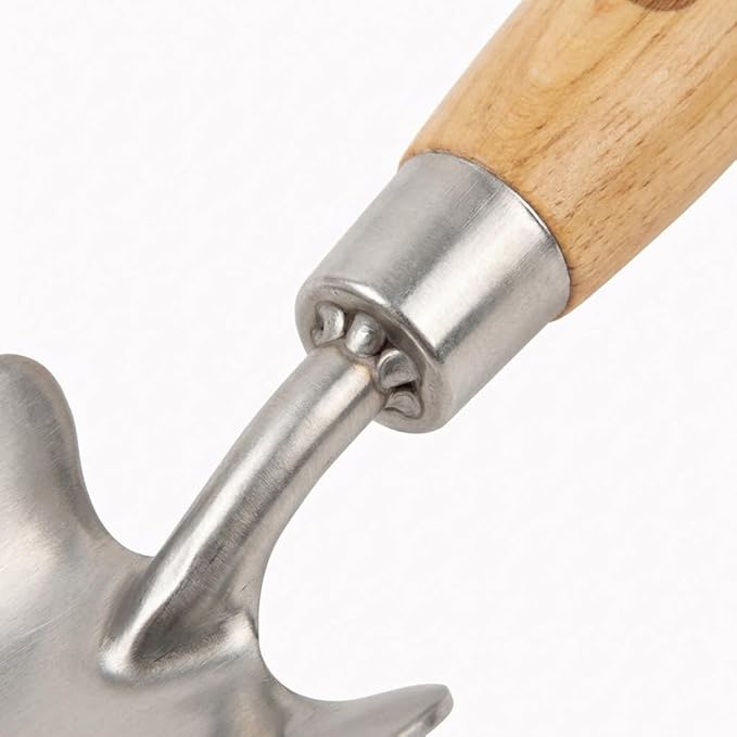 tooloflife Long Handle Garden Shovel – Stainless Steel Gardening Hand Trowel for Planting Digging Transplanting (Narrow Shovel)