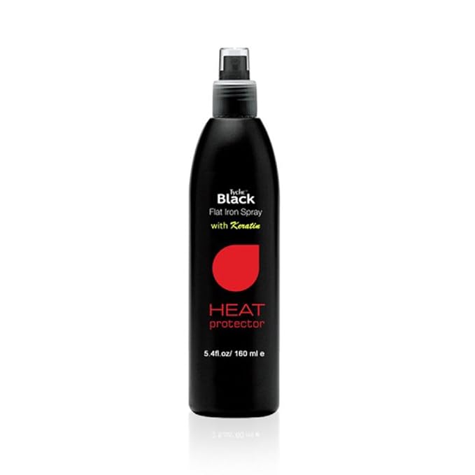 Nicka K Tyche Black Flat Iron Spray Heat Protector Hair Treatment 5.4 Fl Oz