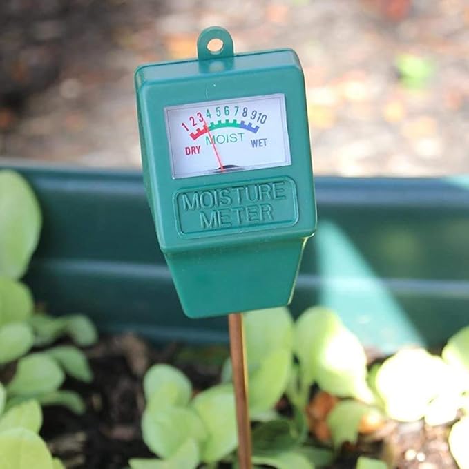 Soil Moisture Meter,Long Probe Plant Hygrometer Moisture Sensor Plant Water Monitor for Potted Plants,Garden,Farm, Lawn(No Battery Needed)