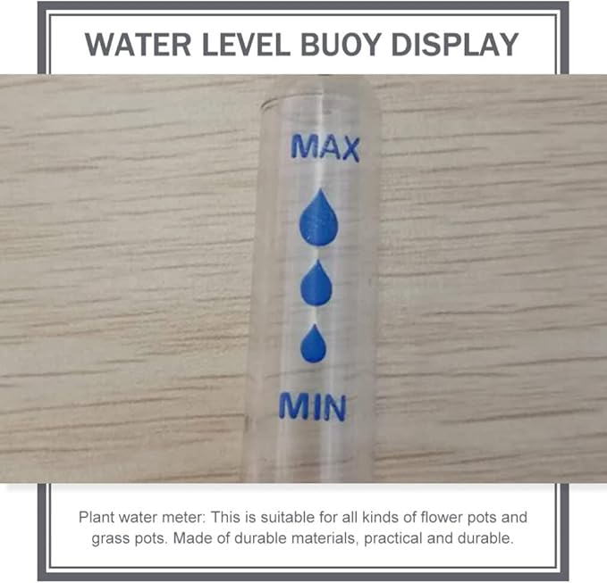 DOITOOL Water Shortage Reminder 2pcs Planter Water Buoy for Plants Easy to Read