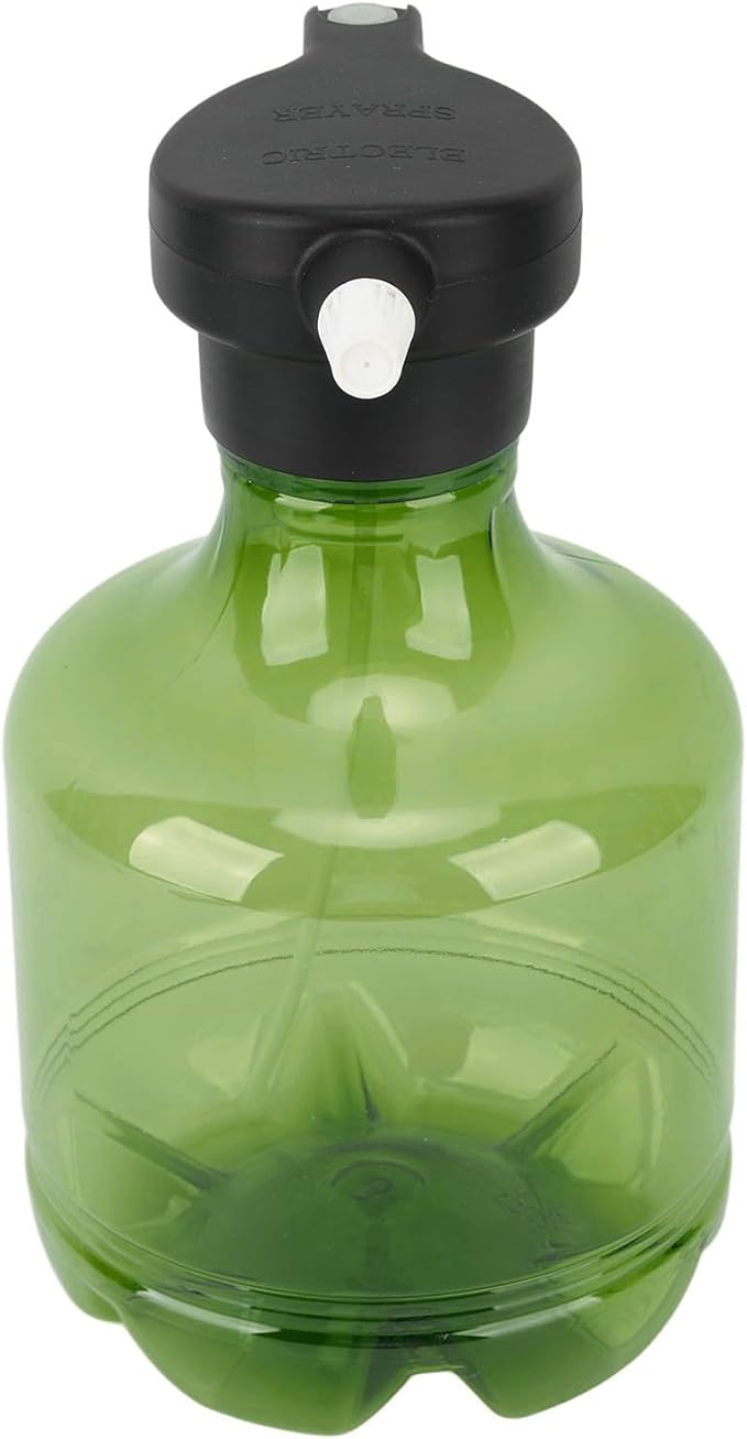 3L Electric Watering Plant Spray Bottle, Automatic Garden Sprayer Can with 800mAh Rechargeable Battery and Rotating Nozzle, for Indoor Outdoor Plants Car Pet Cooling (Green)