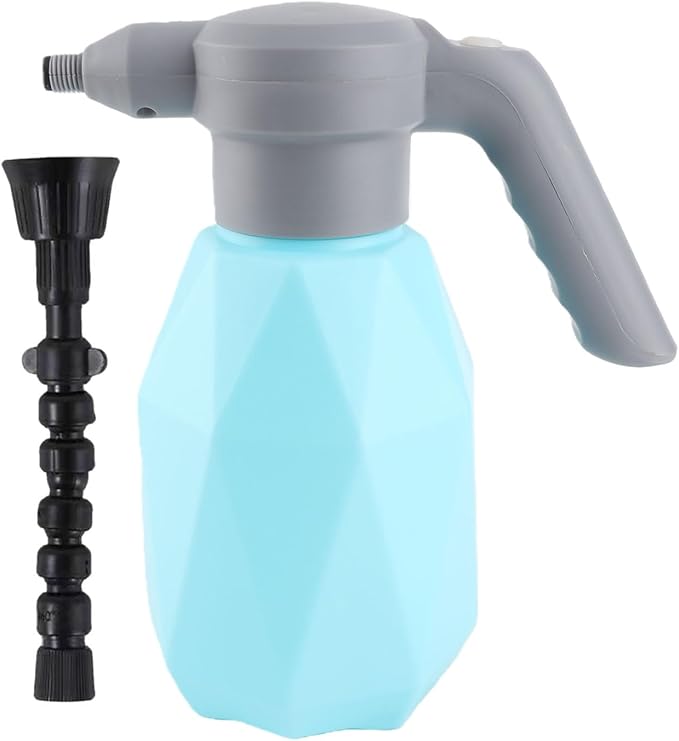 Yosoo 2L Electric Plant Spray Bottle, USB Rechargeable Garden Sprayer with Adjustable Spout and One Button Operation, for Indoor Outdoor House Flower Grass Watering (Type 2)