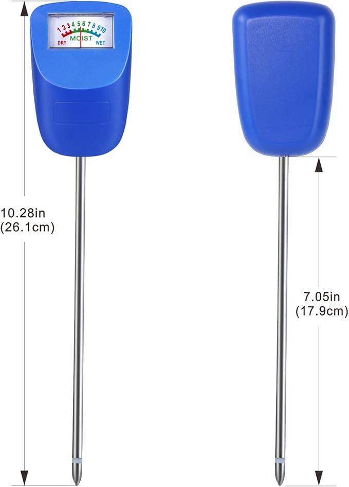 XLUX Soil Moisture Meter, Plant Water Monitor, Hygrometer Sensor for Gardening, Farming, Flower Pot, Indoor and Outdoor, 8 Pack