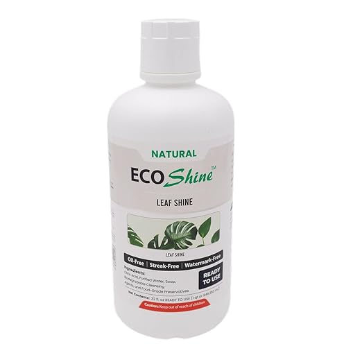 Environmental Plant Management ECO Shine | Oil-Free Leaf Shine Spray for Houseplants & Indoor Plants | Spray & Walk Away Glossy Finish | for Live & Artificial Plants