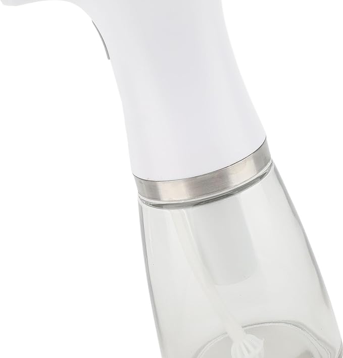 Electric Oil Sprayer, Oil Sprayer with LED Light Glass Continuous Spray Adjustable Electric Oil Dispenser Bottle for Cooking