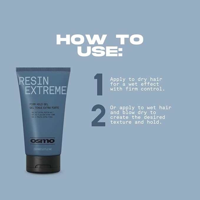 Osmo Resin Extreme Glue | Grooming Barber Resin | Extra Firm Hold | Vegan. 150ml