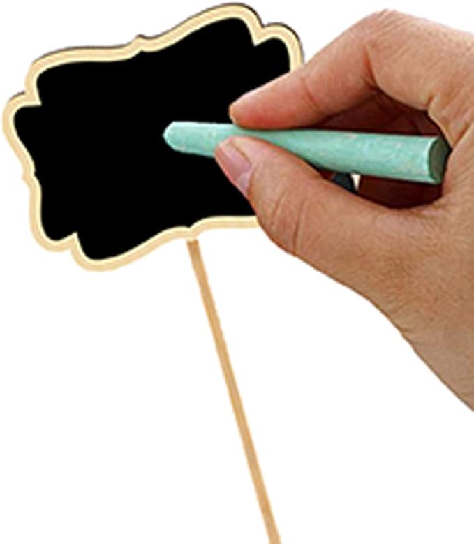 10pcs Plant Labels, Garden Markers Signs for Plants Outdoor Waterproof Reusable Garden Labels for Flower Bed, Pots, Planters Wooden Garden Markers