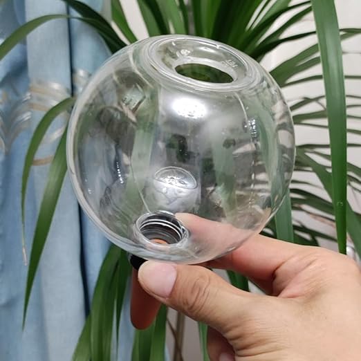2Pcs Automatic Plant Watering Globes, 17 Oz Self Watering Planter Insert - Indoor/Outdoor Drip Irrigation, Plastic, Minimalist Style