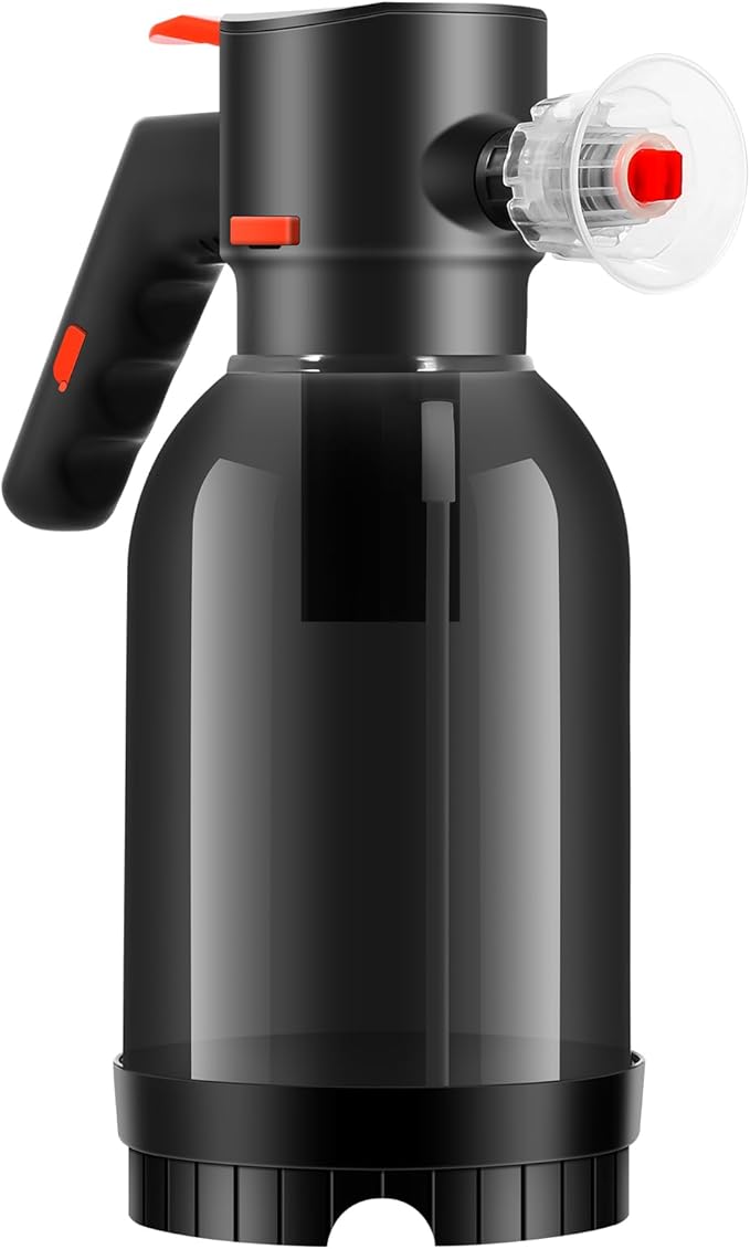 Uten Cordless Electric Foam Sprayer - 2L Foam Pump Sprayer, Car Washing Applicator, Tangle-Free for Cars, Daily Cleaning, Pets