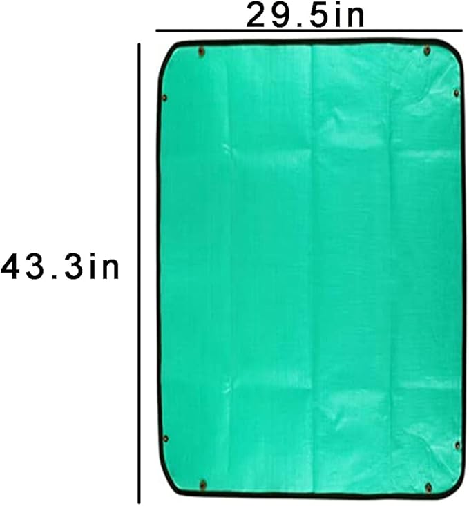 BIUWING 2PCS Repotting Mat for Indoor Plant Transplanting and Mess Control, 43" X 29" Waterproof Plant Potting Mat Foldable Gardening Succulent Plant Mat Large, with 30 Pieces Pot Hole Mesh Pads
