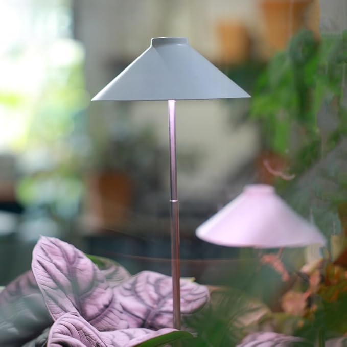 MiniSun LED Grow Light for Indoor Plants - Umbrella-Shaped Full Spectrum, 8/12/16H Timer & Dimmable, Height-Adjustable USB 5V Low Voltage for Succulents Herbs (1 Pack