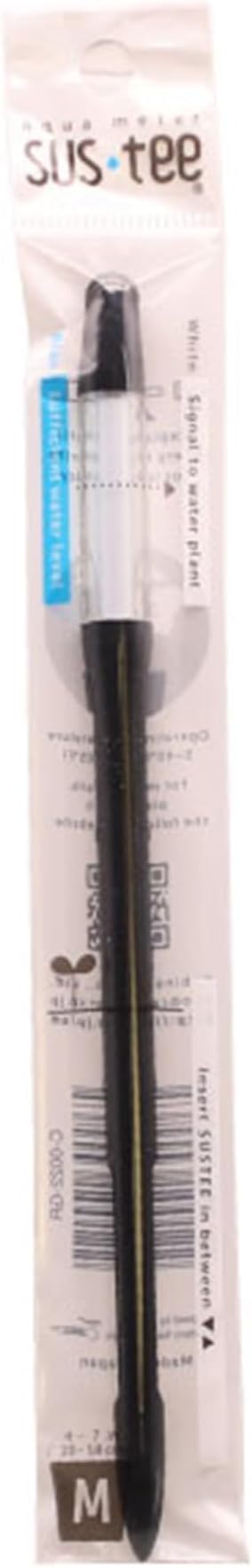 Sustee Aquameter - Medium - Black - Leave-in Soil Moisture Meter for Potted Plants - Plant Water Sensor - Refillable