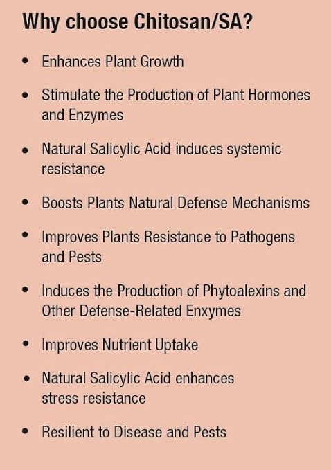 Trident’s Pride Chitosan with Salicylic Acid – Plant Growth & Defense Booster | 64 oz | Enhances Root Development, Strengthens Immunity & Increases Stress Resistance