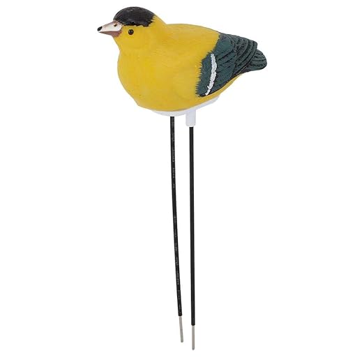 Soil Sensor - Meter - Hygrometer - Plant Water Monitor - Singing Alarm Function - Planting Enthusiasts - for Indoor & Outdoor Garden(Battery Included)(Yellow)