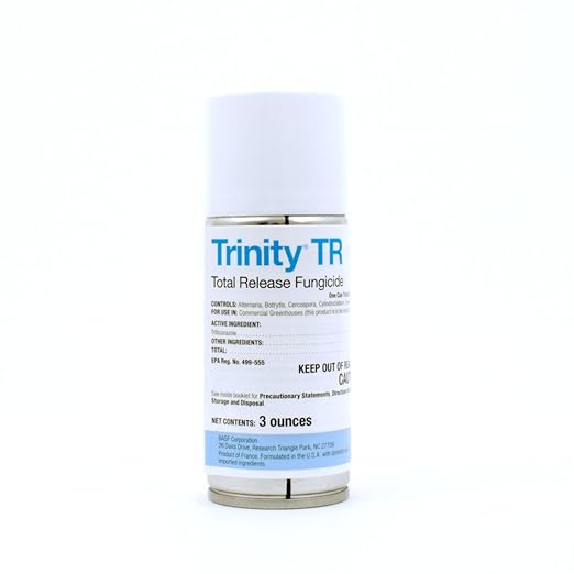 BASF Trinity Total Release Fungicide - Triticonazole DMI - Greenhouse Disease Control - 3 Ounce Can