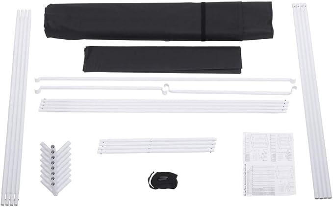 Grow Tent, 120 x 60 x 180cm, Black, Plant Growing Tent with Observation Window, Floor Tray and Tool Bag for Hydroponics Indoor Plant Growing