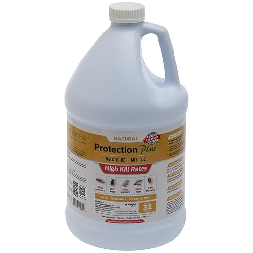 Environmental Plant Management Protection Plus Concentrate | Oil-Free Contact Insecticide for Plants | Kills Aphids, Whiteflies, Spider Mites & Other Soft-Bodied Pests | Natural | Indoor & Outdoor Use