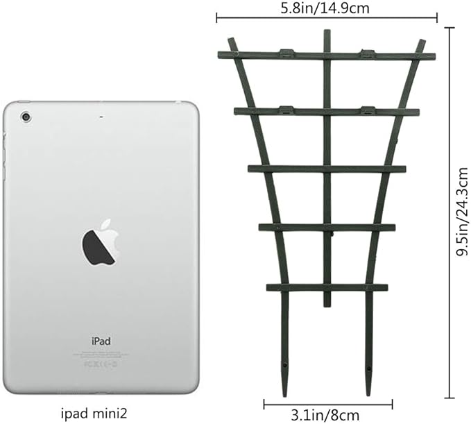 12 Pcs Garden DIY Mini Climbing Trellis Plastic Superimposed Potted Plant Support Garden Trellises for Potted Climbing Plants Vines
