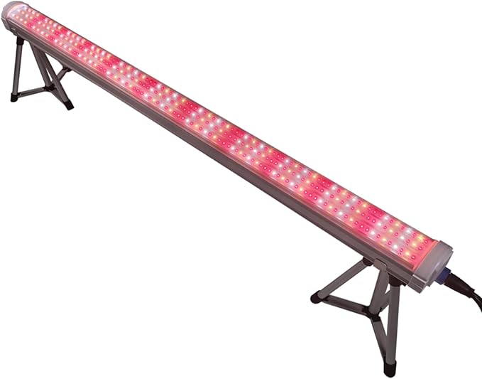 RDJ Bouns 150W Under Canopy LED Grow Light Bars with Far Red, 4-Pack 48 Inch Dimmable, 100-277 Volt 2.7-3.0 umol/J, 8 Adjustable Brackets, 1 Power Cord and 4 Extension Cables, IP65 Waterproof