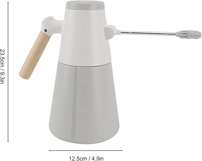 Spray Bottles, Pump Sprayer Battery Powered Sprayer Indoor Continuous Watering Can 1.4L Handheld Automatic Electric Spray Bottle Garden Sprayer for Outdoor Plants Garden Flower