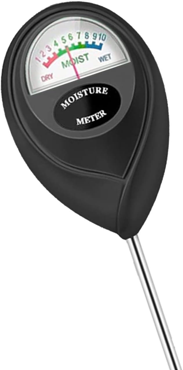 Soil Moisture Meter, Plant Water Meter Soil Meter Moisture Sensor Hygrometer for Indoor Outdoor Plant Care,No Battery Needed(Black)