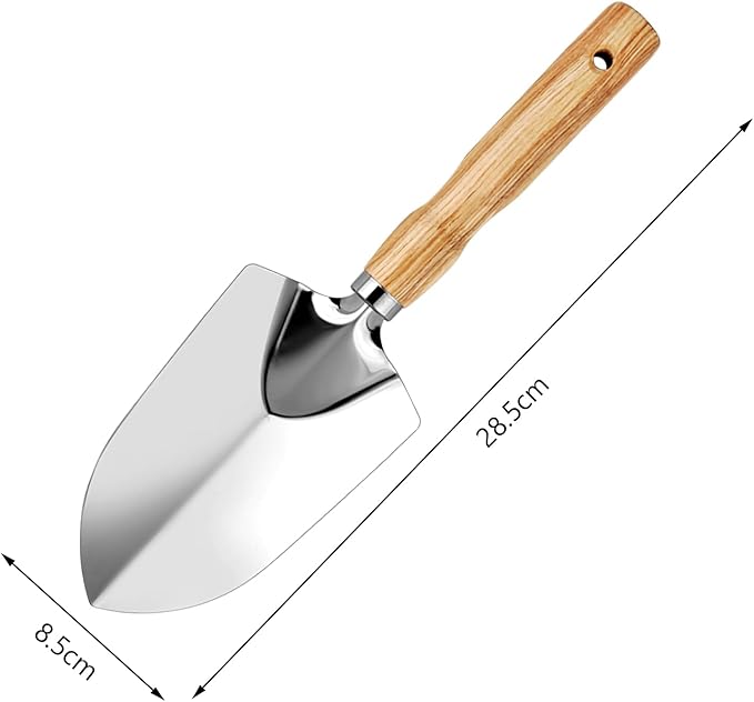 Hand Shovel for Gardening,Garden Shovel Hand,Trowel Garden Tool,Garden trowels Hand Tool,Garden Hand Shovel,Garden Shovels for Planting,Small Shovels for Gardening,Hand Shovel (Silver-8)