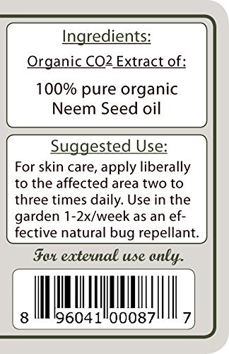 Tattva's Herbs Neem Oil for Hair and Scalp, Cold Pressed & Unrefined Neem Leaves, Neem Oil for Skin, Safe Neem Oil Spray for Plants, Hair and Skin, 4 oz (2 Pack), 25 Years of Premium Service