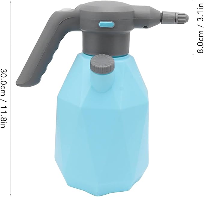 3L Electric Spray Bottle, Plant Mister Automatic Watering Can Rechargeable Battery Powered Sprayer for Garden Indoor Outdoor Plants Cleaning (with Swivel Nozzle)