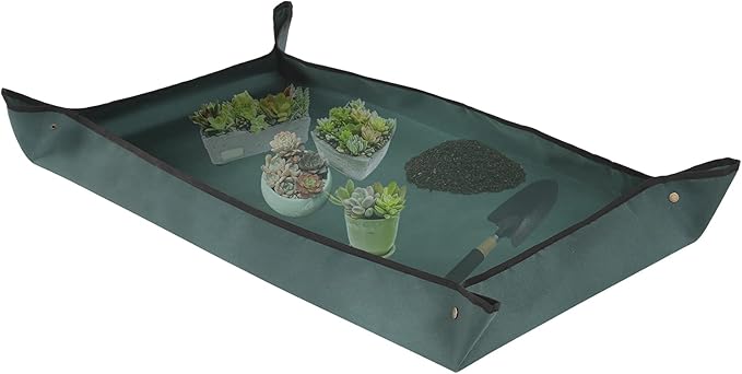 Plant Repotting Mat for Plants, Gardening Hand Tools for Gardeners, Oxford Cloth, 29.5 x 43.3in(75x110cm)
