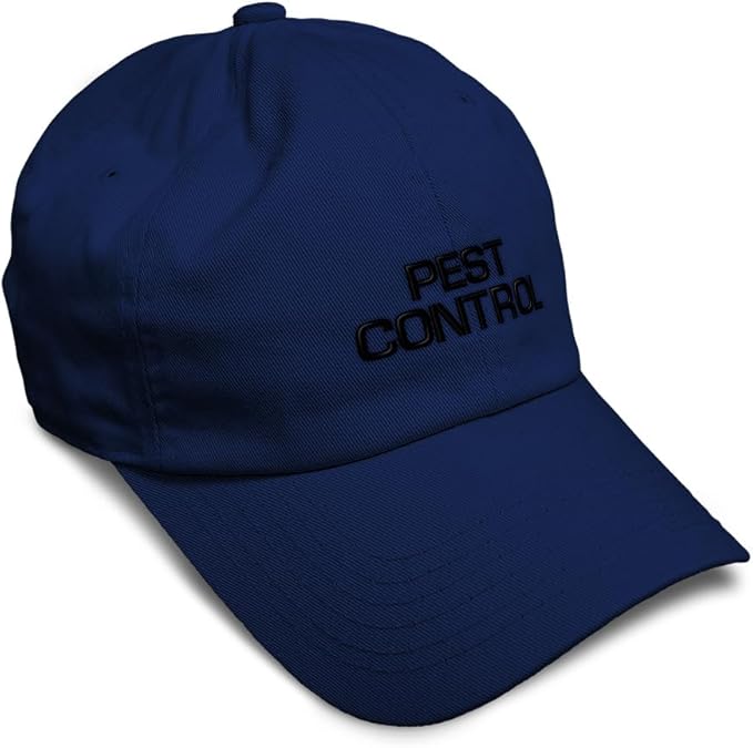 Custom Soft Baseball Hat Embroidered Dad Hat Pest Control Occupation B Embroidery Men & Ladies Baseball Cap