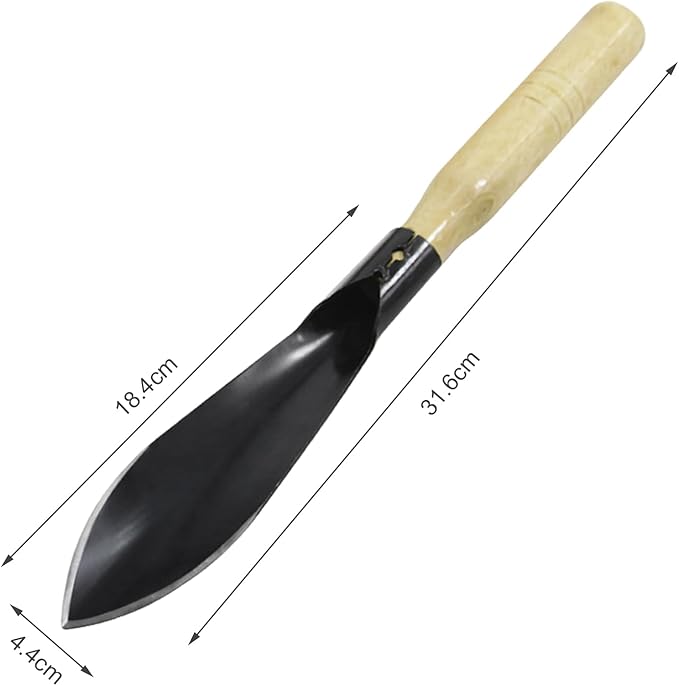 Hand Shovel for Gardening,Garden Shovel Hand,Trowel Garden Tool,Garden trowels Hand Tool,Garden Hand Shovel,Garden Shovels for Planting,Small Shovels for Gardening,Hand Shovel (Black-1)
