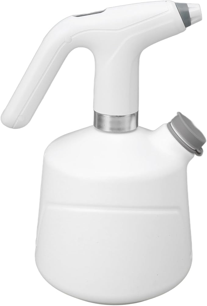 Dioche Electric Plant Spray Bottle with Large Capacity & Rechargeable Battery, Automatic Garden Tool for Indoor & Outdoor Use, Black (White)