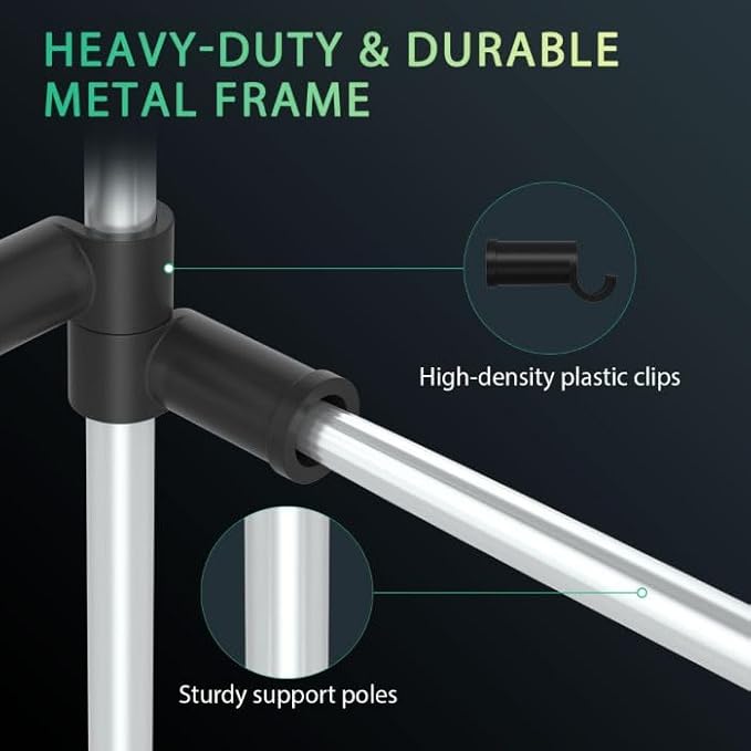 MARS HYDRO Grow Tent Durable Side Support Pole，Sturdy Metal Replaceable Bracket Accessories，High CFM Kit for 5x5 Indoor Tents