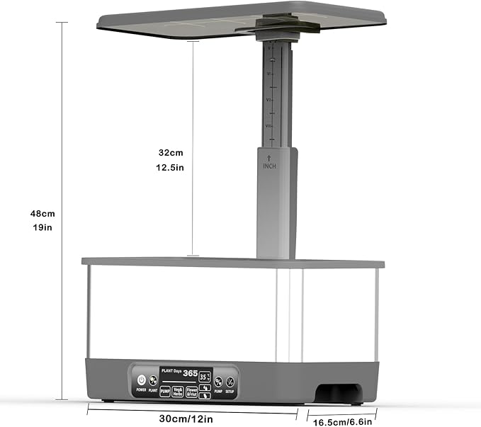 Hydroponics Growing System Kits,APP&WiFi 8 Pods Smart Indoor Herbs Garden with 24W Adjustable Height LED Growth Lights,for Indoor Gardening Gifts,Vegetables Planter
