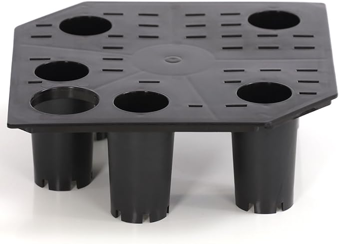 Dehner Elise Plastic Pot with Self-Watering System, Approx. 47 x 25 x 25 cm, White