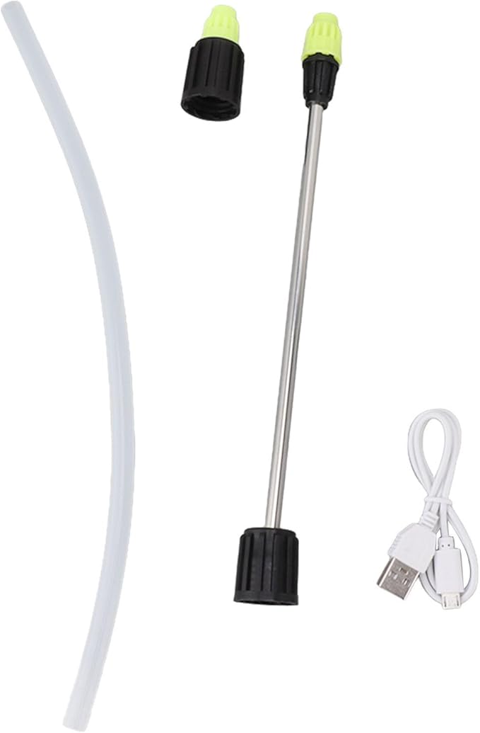 Electric Plant Sprayer Spout Battery Powered USB Rechargeable Handheld Automatic Watering Sprayer with Spray Bar (A)