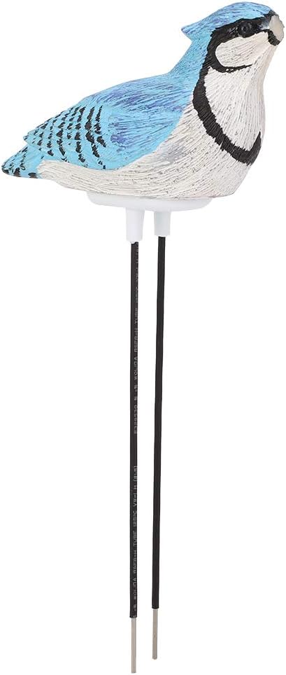 TOPINCN Soil Sensor, Bird Shaped Soil Meter Plant Soil Sensor Hygrometer for Gardening (Battery Included) (Blue)