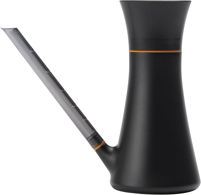 Fiskars Indoor Watering Can, Long Reach Spout for Precision Hydration on House Plants, Flowers & Garden, Anti-Drip Nozzle with Translucent Volume Markings, Ergonomic Recycled Plastic Body, 40 oz
