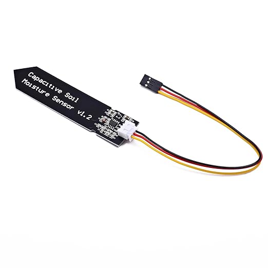 songhe capacitive Soil Moisture Sensor Module - Corrosion Resistant, 3.3~5.5v for arduino DIY, Compatible with ecowitt & rainpoint (5pcs)
