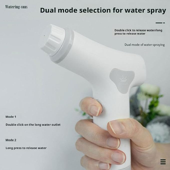 Electric Spray Bottle, 1L Rechargeable Battery Powered Electric Sprayer Watering Can Indoor Plants, Handheld Automatic Plant Sprayer for Garden, 2 Water Spraying Modes