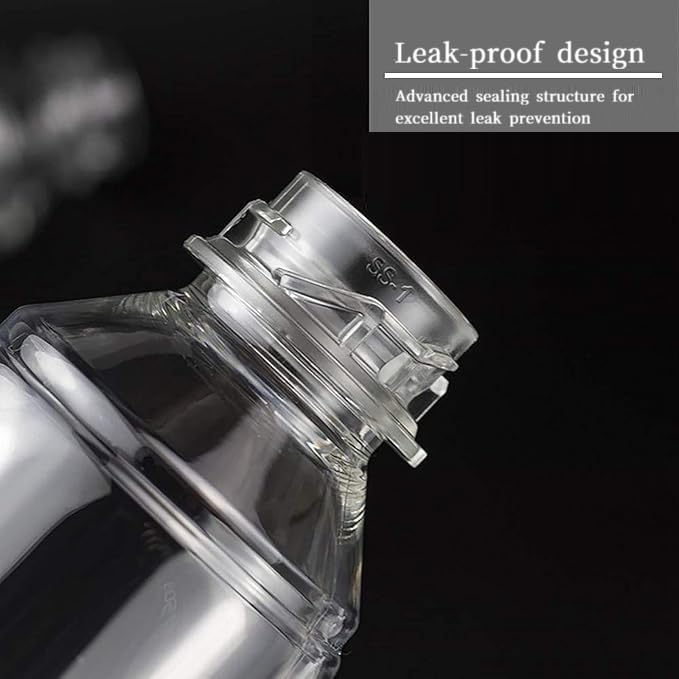 Mistifi Fine Mist Water Spray Bottle – Continuous Refillable Mister for Plants, Beauty, Cleaning & Home Use(200ml 2Pcs, Transparent bottle)