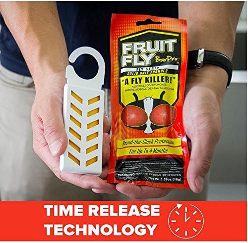 Fruit Fly BarPro – 4 Month Protection Against Flies, Cockroaches, Mosquitos & Other Pests – Portable for Indoor & Outdoor Use