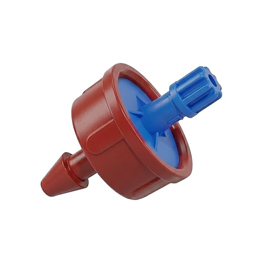 0.5 GPH Pressure Compensating Drippers for Garden System: Self-Cleaning Constant Flow Drippers for 1/4 Inch Drip Irrigation Tubing - Drip Irrigation Emitters for Drip Irrigation System Users (60pcs)