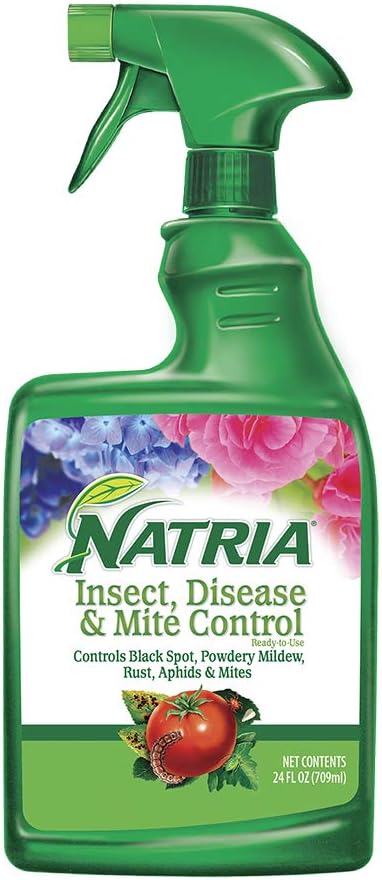 NATRIA Insect, Disease and Mite Control, Ready-to-Use, 24 oz, Plant Bug Spray