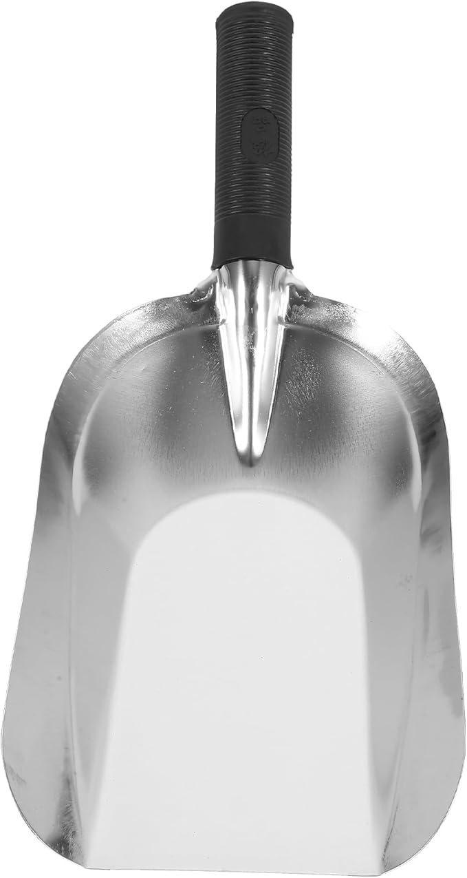 Kisangel Stainless Steel Garden Hand Trowel Small Square Shovel Lightweight Digging Tool for Transplanting and Soil Loosening 11.61X5.11In